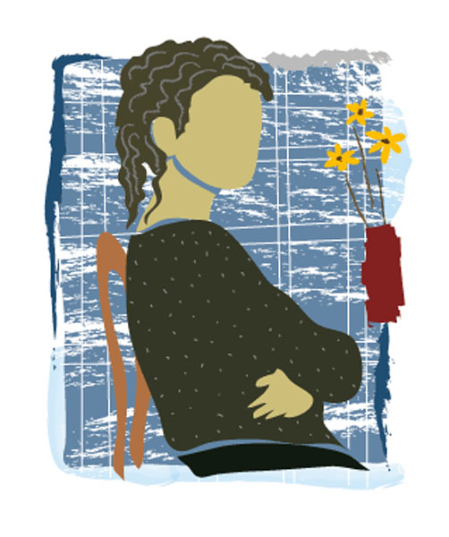 womanwithblue
